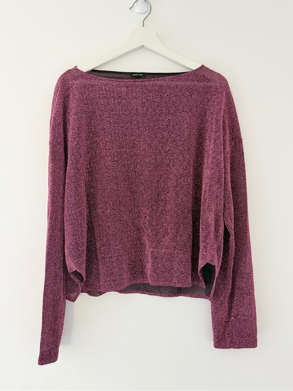 Rachel Comey Off-the-Shoulder Sweater - Plum